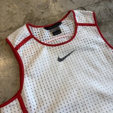 画像3: 【NIKE】PUNCHING MESH DESIGN COLOR LINE N/S TOPS / Ladies M (3)