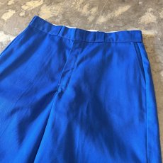 画像4: 【DICKIES】BLUE COLOR WIDE SILHOUETTE SHORTS / W33 (4)