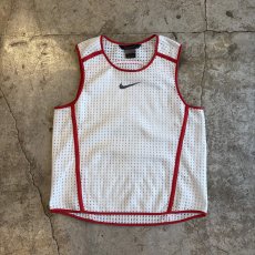 画像1: 【NIKE】PUNCHING MESH DESIGN COLOR LINE N/S TOPS / Ladies M (1)