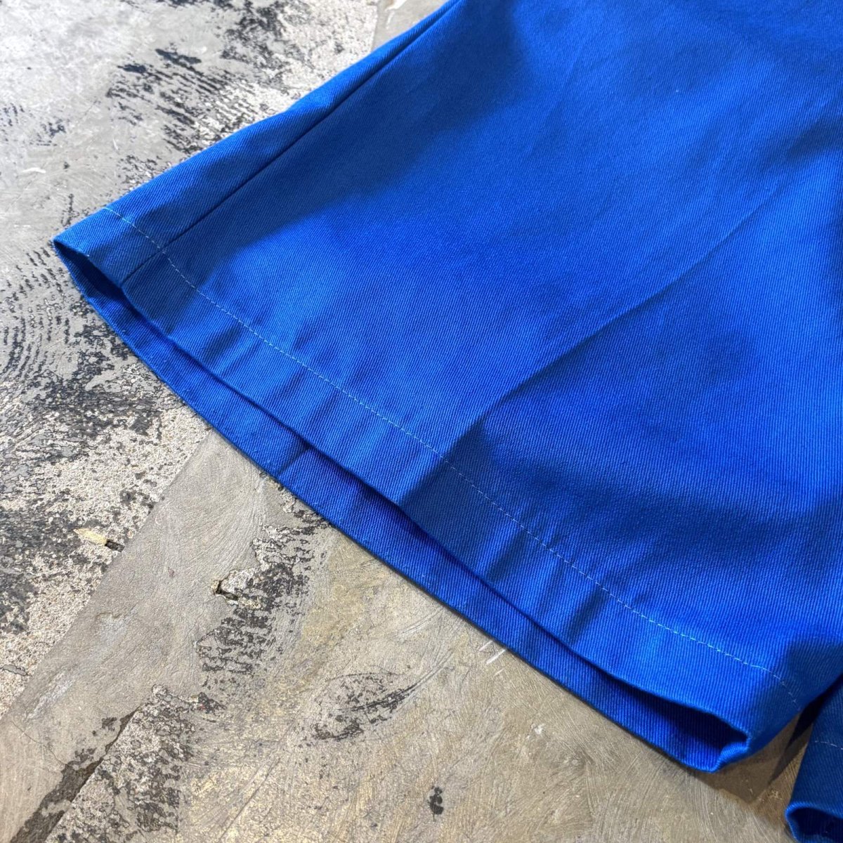 画像8: 【DICKIES】BLUE COLOR WIDE SILHOUETTE SHORTS / W33 (8)