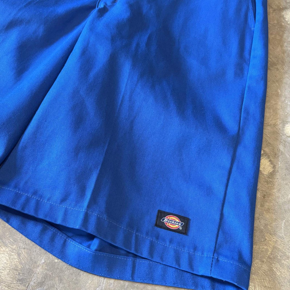 画像6: 【DICKIES】BLUE COLOR WIDE SILHOUETTE SHORTS / W33 (6)