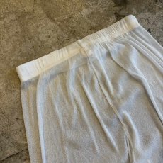 画像8: GLITTER DESIGN SHEER FLARE PANTS / FREE~W43 (8)