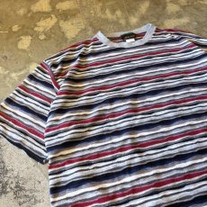 画像3: ALL OVER 3D BORDER PATTERN  S/S TEE / Mens L / MADE IN USA (3)