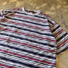 画像4: ALL OVER 3D BORDER PATTERN  S/S TEE / Mens L / MADE IN USA (4)