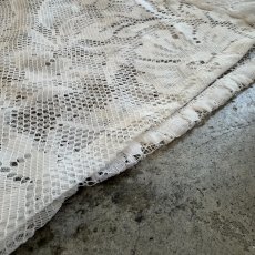 画像11: WHITE COLOR PATCHWORK LACE DESIGN PANTS / W24~W36 (11)