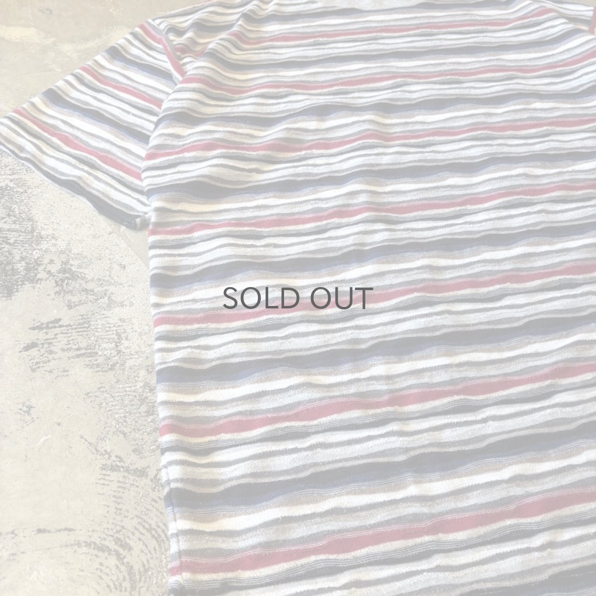 画像5: ALL OVER 3D BORDER PATTERN  S/S TEE / Mens L / MADE IN USA (5)