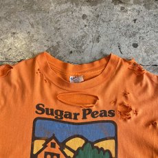 画像8: CRASH DAMAGE DESIGN FRONT PRINTED COLOR S/S TEE / Ladies L(42~44) / MADE IN USA (8)