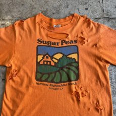 画像6: CRASH DAMAGE DESIGN FRONT PRINTED COLOR S/S TEE / Ladies L(42~44) / MADE IN USA (6)