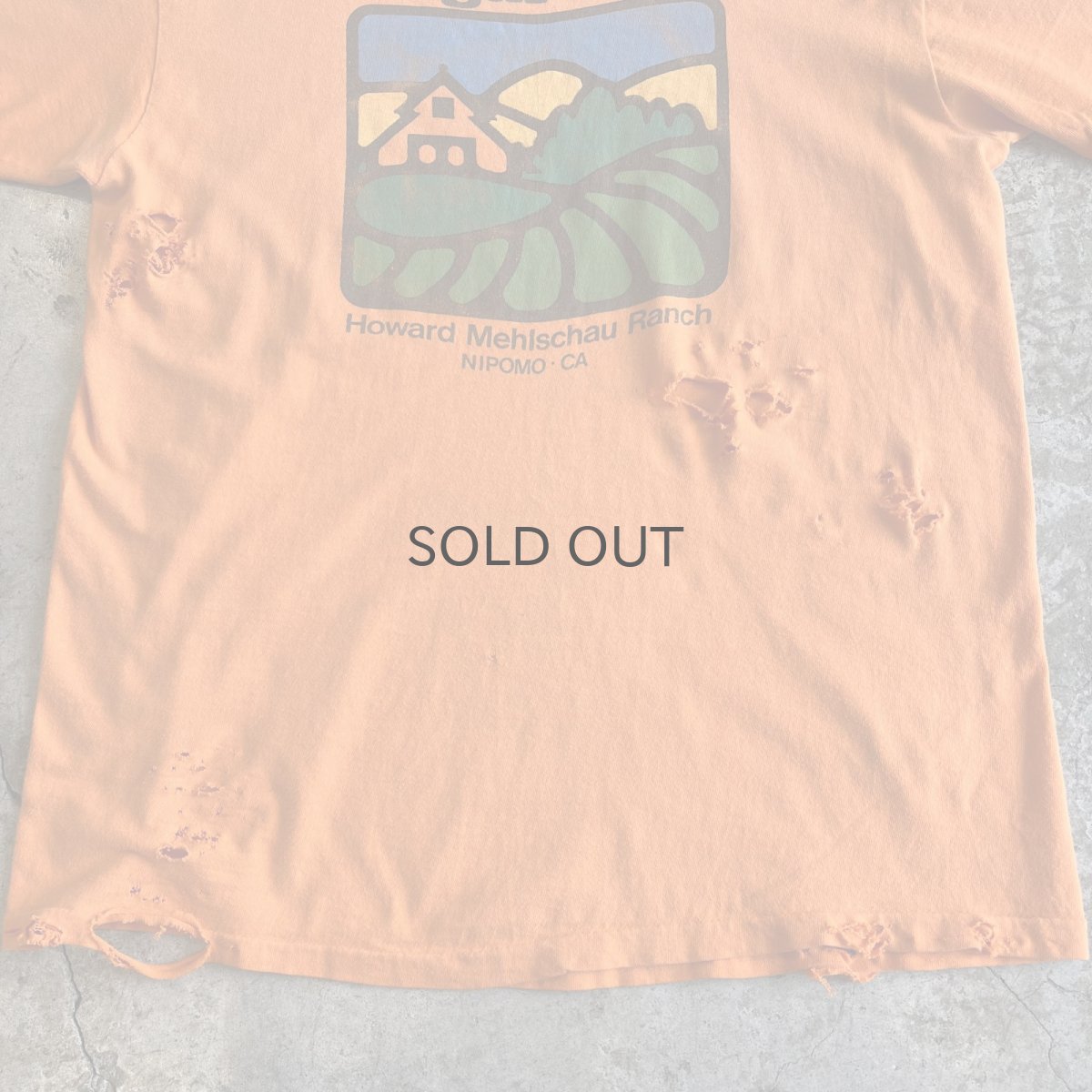 画像10: CRASH DAMAGE DESIGN FRONT PRINTED COLOR S/S TEE / Ladies L(42~44) / MADE IN USA (10)