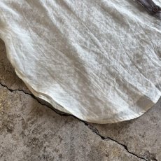 画像3: POINT COLOR LINE DESIGN SHEER  L/S SHIRT / Ladies L (3)