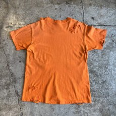 画像2: CRASH DAMAGE DESIGN FRONT PRINTED COLOR S/S TEE / Ladies L(42~44) / MADE IN USA (2)