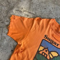 画像9: CRASH DAMAGE DESIGN FRONT PRINTED COLOR S/S TEE / Ladies L(42~44) / MADE IN USA (9)