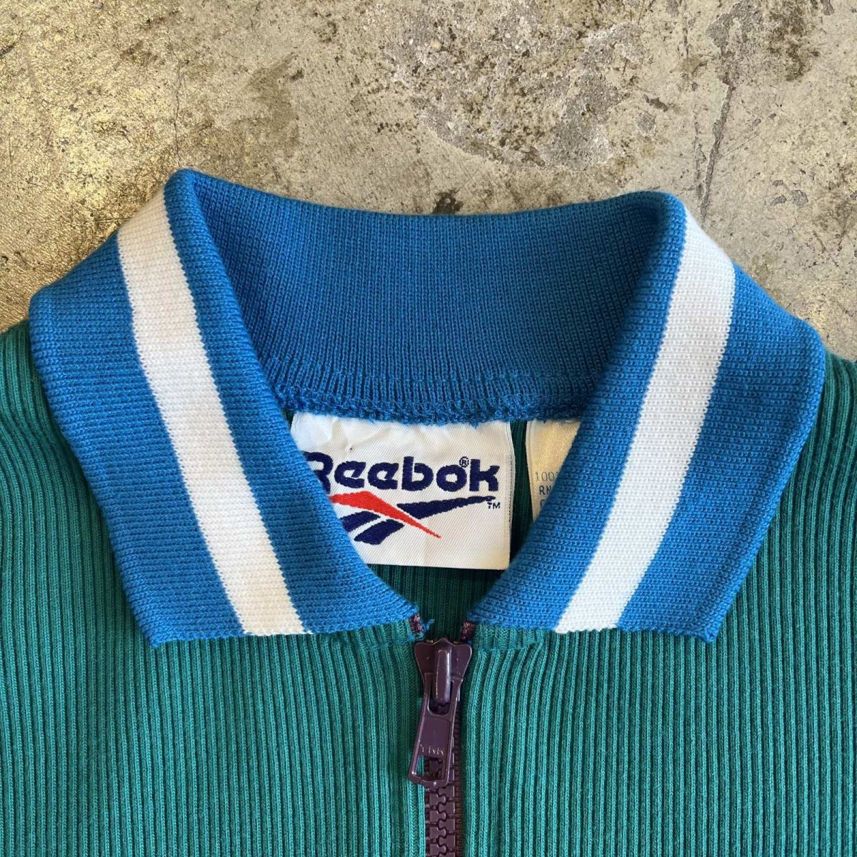 画像9: 【REEBOK】 MIX COLOR DESIGN HALF ZIP RIB S/S POLO TOPS / Ladies S~M(M) (9)