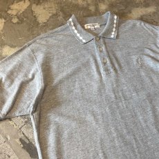 画像3: 【YVES SAINT LAURENT】LOGO EMBROIDERY S/S POLO SHIRT / Mens M (3)