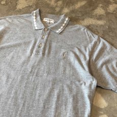 画像4: 【YVES SAINT LAURENT】LOGO EMBROIDERY S/S POLO SHIRT / Mens M (4)