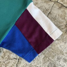 画像6: 【REEBOK】 MIX COLOR DESIGN HALF ZIP RIB S/S POLO TOPS / Ladies S~M(M) (6)