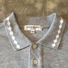 画像10: 【YVES SAINT LAURENT】LOGO EMBROIDERY S/S POLO SHIRT / Mens M (10)