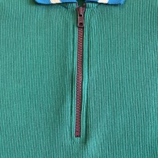 画像10: 【REEBOK】 MIX COLOR DESIGN HALF ZIP RIB S/S POLO TOPS / Ladies S~M(M) (10)