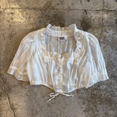 画像1: FRONT GATHER LUSTER COLOR DESIGN SHORT S/S TOPS / Ladies S (1)