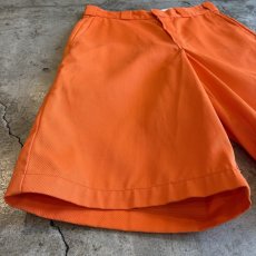 画像4: 【Dickies】ORANGE COLOR DESIGN WORK HALF PANTS / W30 (4)