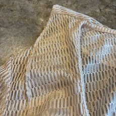 画像6: MESH DESIGN FRONT RIBBON SHORT L/S CARDIGAN  / Ladies M (6)
