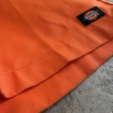 画像10: 【Dickies】ORANGE COLOR DESIGN WORK HALF PANTS / W30 (10)