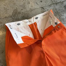 画像6: 【Dickies】ORANGE COLOR DESIGN WORK HALF PANTS / W30 (6)