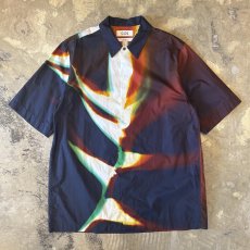 画像1: ALL OVER ARTISTIC PATTERN S/S SHIRT / Mens L (1)