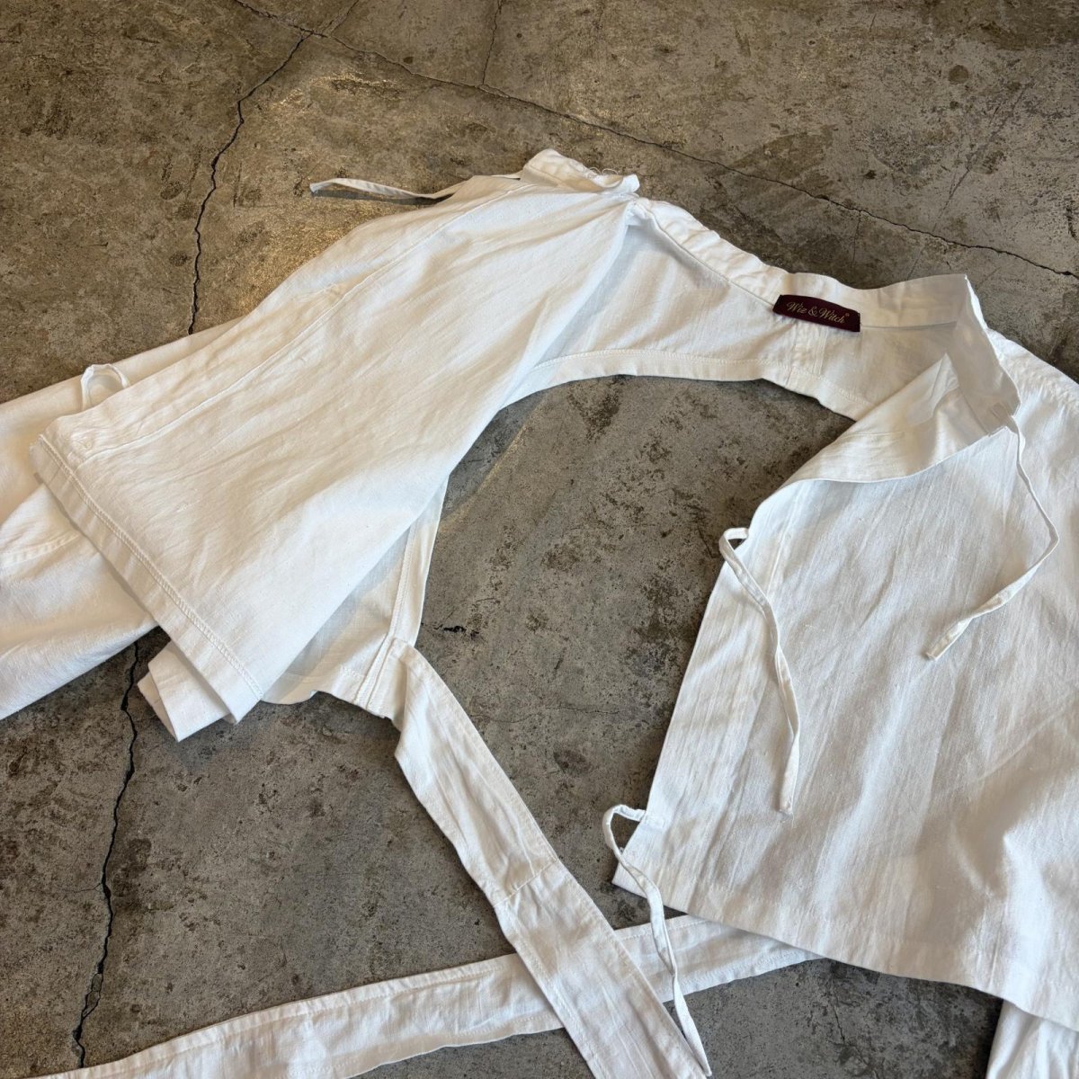 画像8: 【Wiz&Witch】EURO COTTON LINEN SHORT OPE JACKET / OS (8)