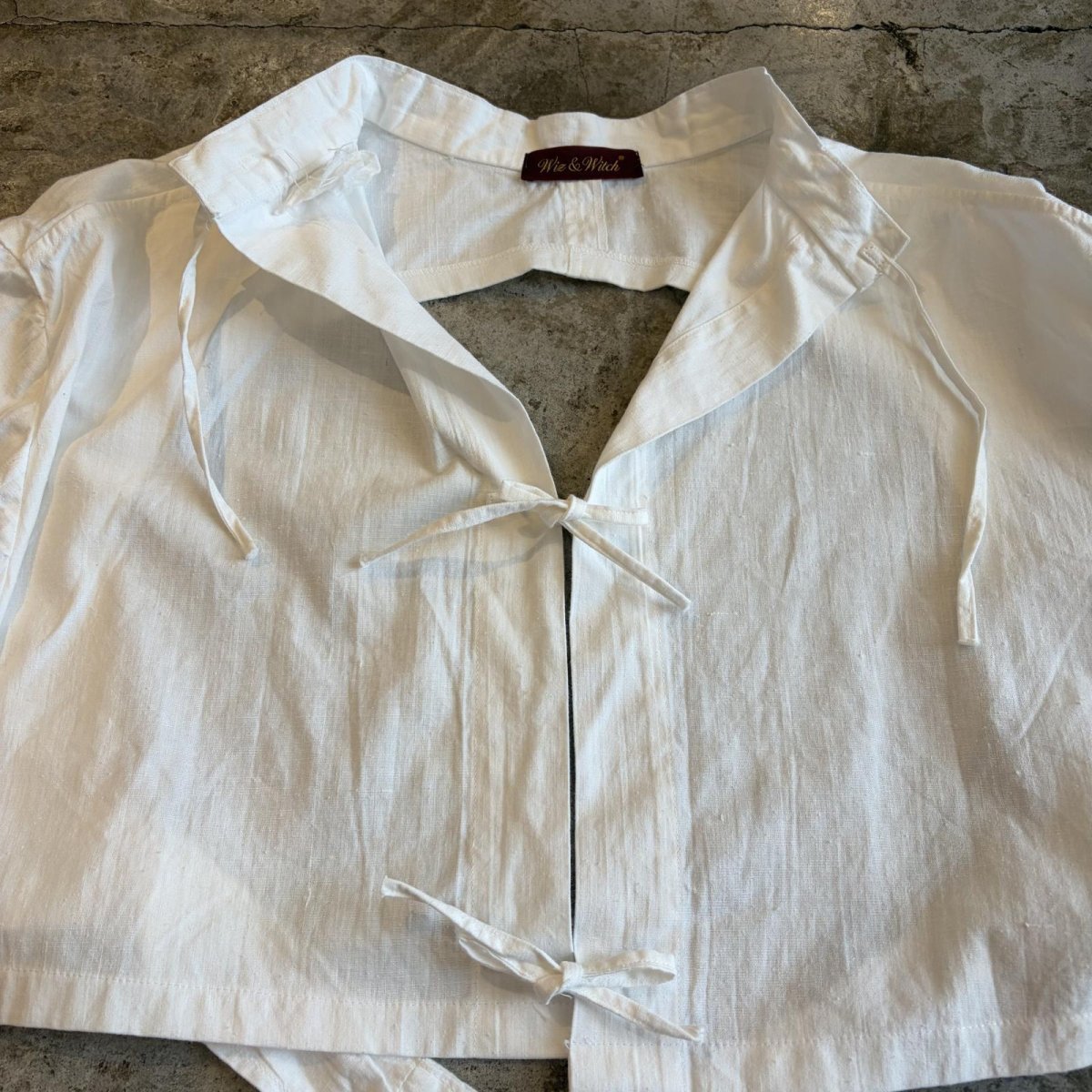 画像7: 【Wiz&Witch】EURO COTTON LINEN SHORT OPE JACKET / OS (7)