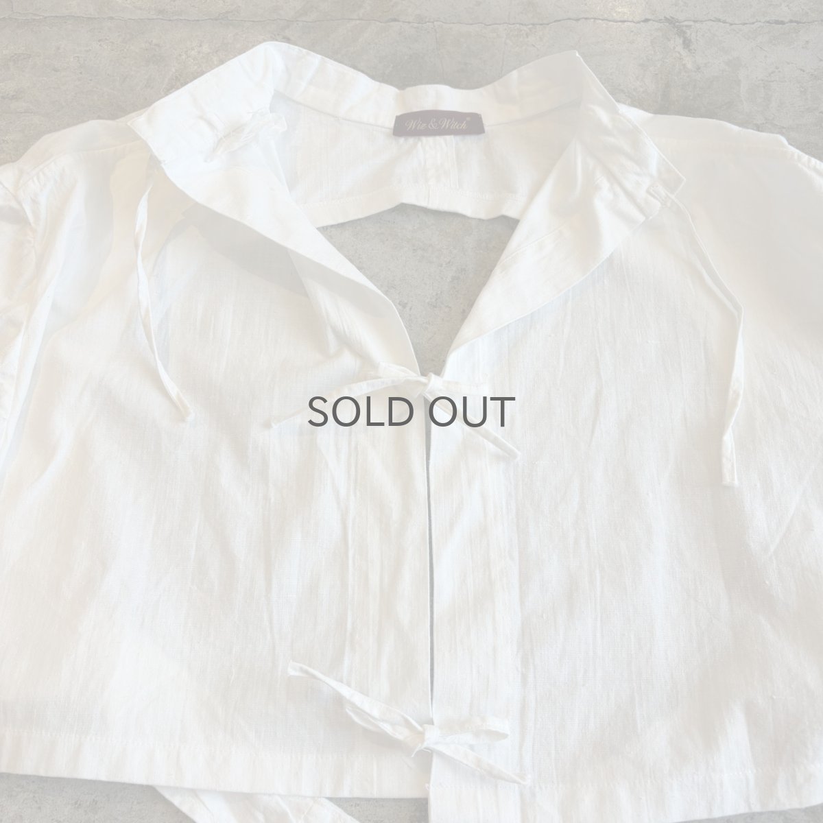 画像7: 【Wiz&Witch】EURO COTTON LINEN SHORT OPE JACKET / OS (7)