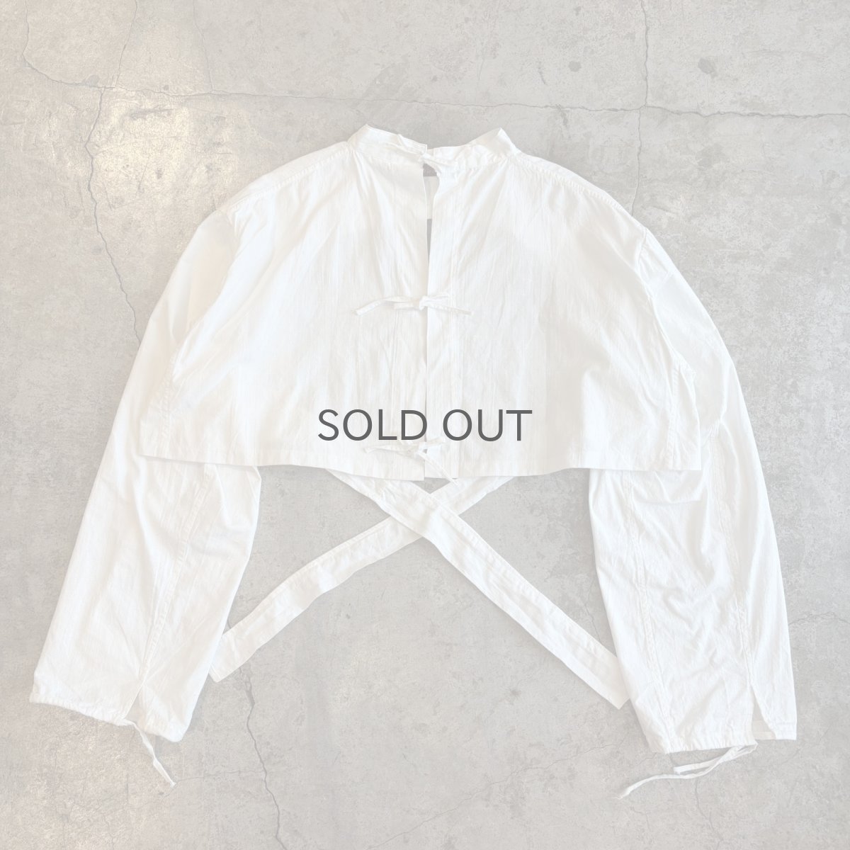 画像2: 【Wiz&Witch】EURO COTTON LINEN SHORT OPE JACKET / OS (2)