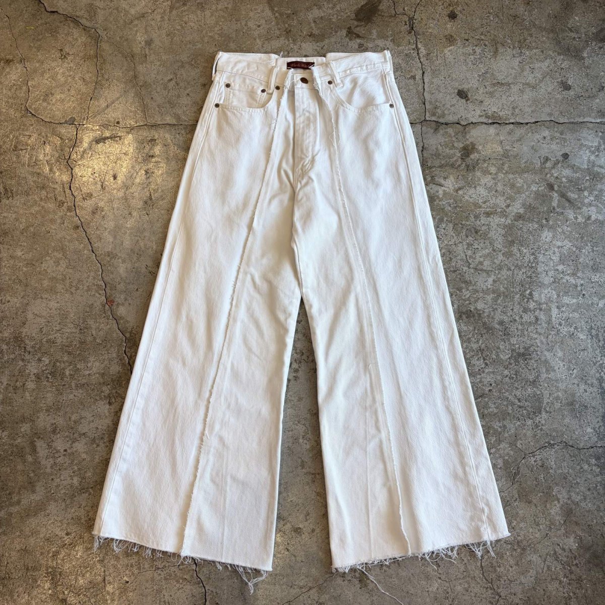 画像1: 【Wiz&Witch】"UNITED" TWINS WIDE DENIM PANTS / W29 (1)