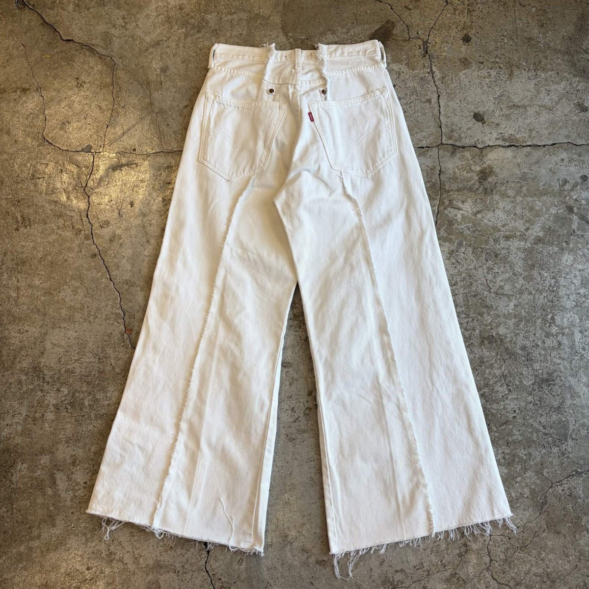 画像2: 【Wiz&Witch】"UNITED" TWINS WIDE DENIM PANTS / W29 (2)