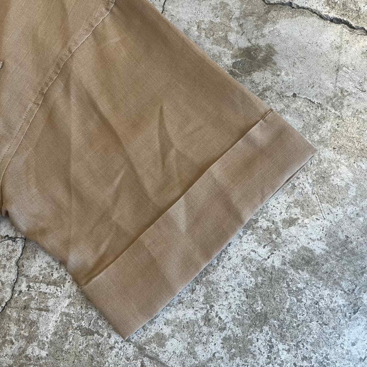 画像6: 4 POCKET NO COLLAR DESIGN SHEER S/S SHIRT / Ladies M (6)