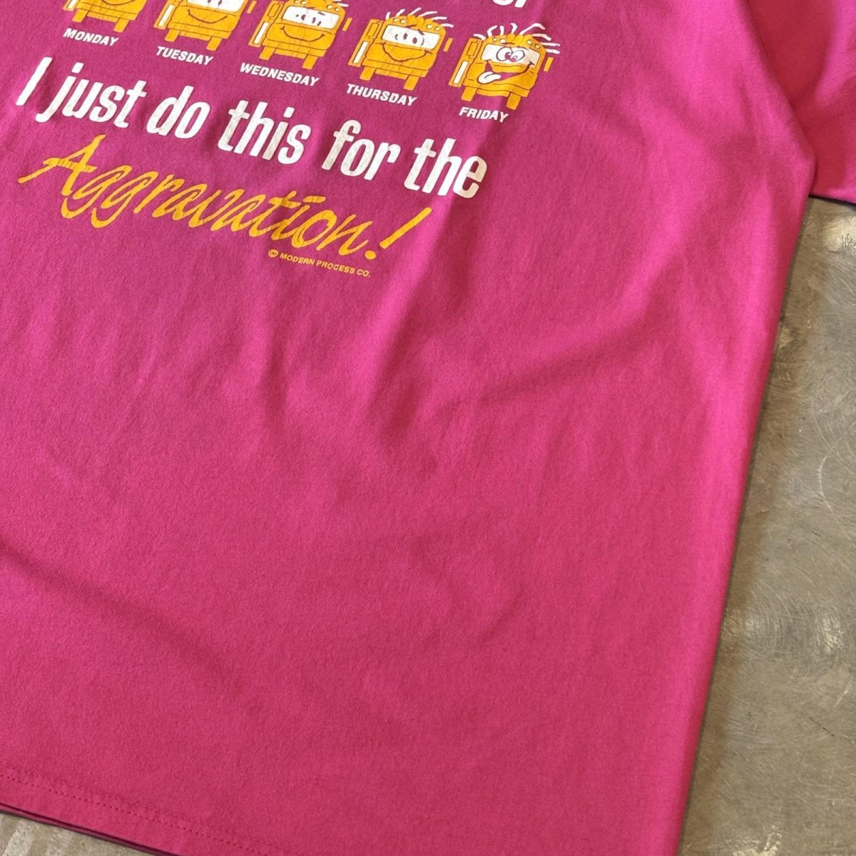 画像6: SCHOOL BUS PRINTED COLOR S/S TEE / Mens XL / MADE IN USA (6)