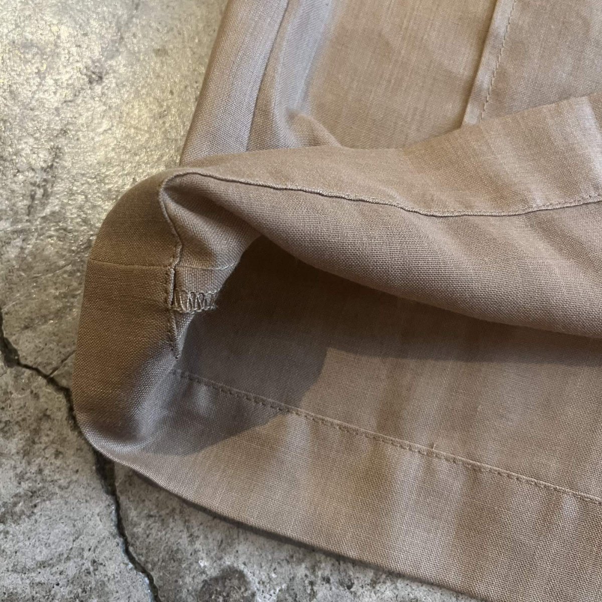 画像5: 4 POCKET NO COLLAR DESIGN SHEER S/S SHIRT / Ladies M (5)