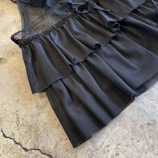 画像3: FRILL LINE TIERED DESIGN TULLE VEST / Ladies M (3)