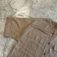 画像8: 4 POCKET NO COLLAR DESIGN SHEER S/S SHIRT / Ladies M (8)