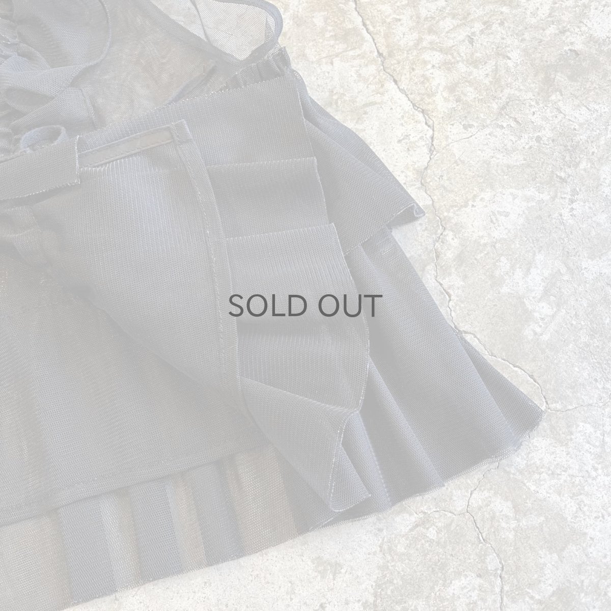 画像5: FRILL LINE TIERED DESIGN TULLE VEST / Ladies M (5)