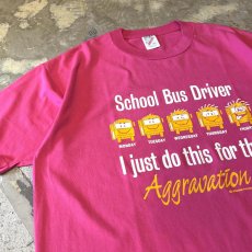画像3: SCHOOL BUS PRINTED COLOR S/S TEE / Mens XL / MADE IN USA (3)