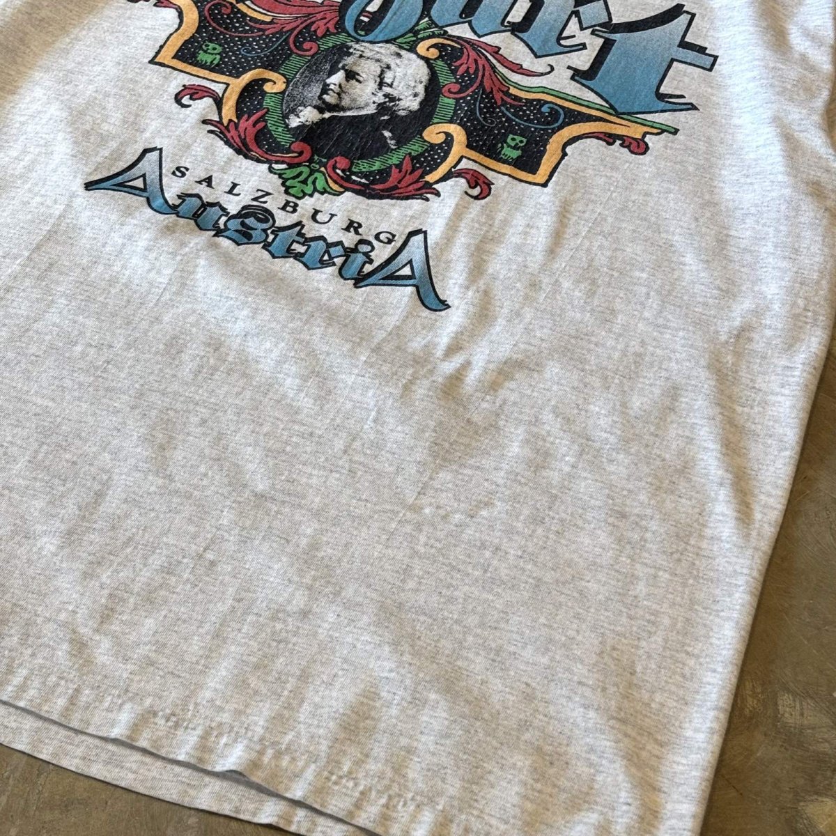 画像6: 90's "MOZART" FRONT FACE PRINTED S/S TEE / Mens XL / MADE IN USA (6)