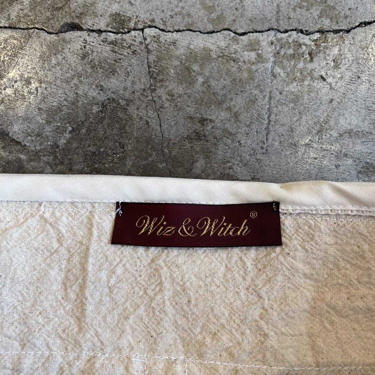 画像10: 【Wiz&Witch】"UNITED" WORK POCKET WRAP SKIRT / FREE (10)