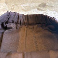 画像7: BROWN COLOR SHEER DESIGN WIDE PANTS / W25~W29 (7)