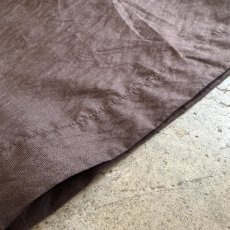 画像10: BROWN COLOR SHEER DESIGN WIDE PANTS / W25~W29 (10)