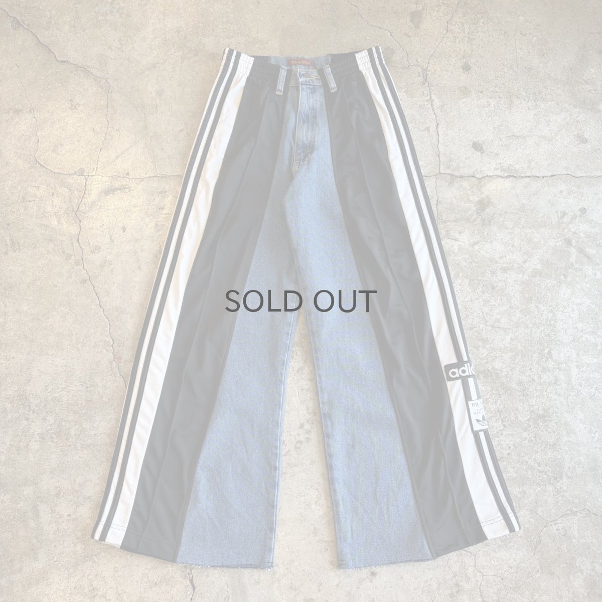 画像1: 【Wiz&Witch】"UNITED" SPORTY DENIM PANTS / OS (1)