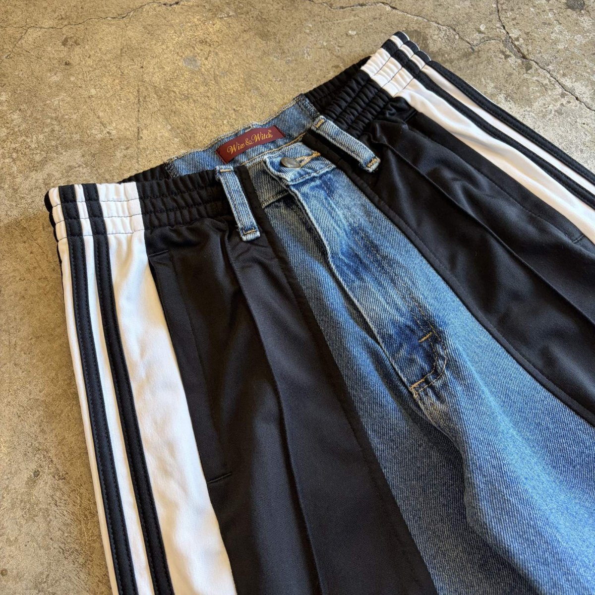 画像3: 【Wiz&Witch】"UNITED" SPORTY DENIM PANTS / OS (3)