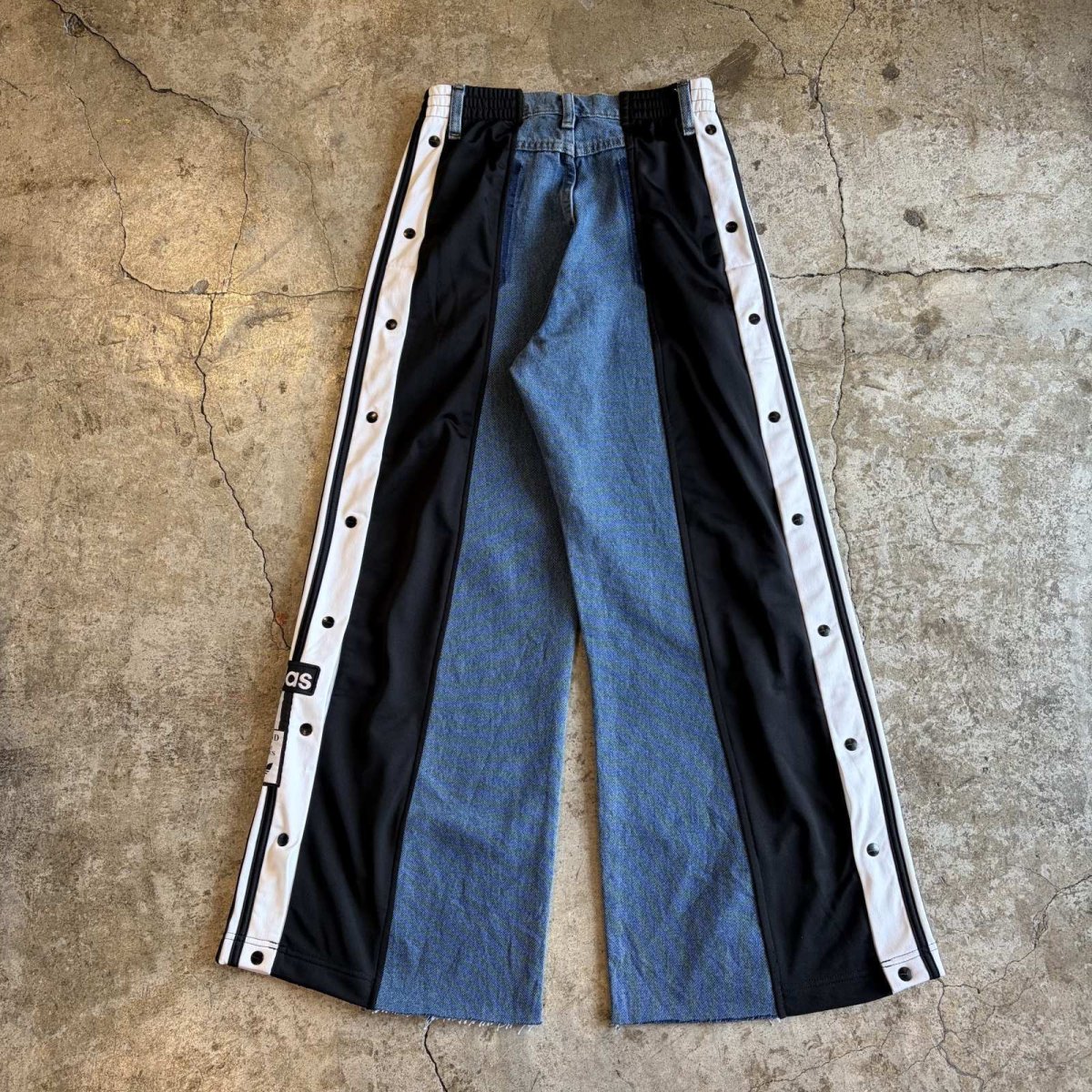 画像2: 【Wiz&Witch】"UNITED" SPORTY DENIM PANTS / OS (2)