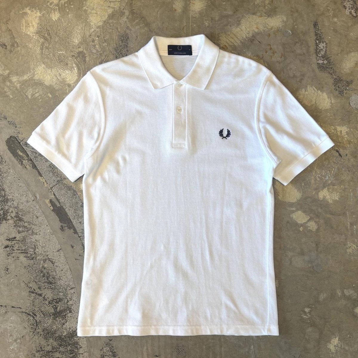 画像1: 【FRED PERRY】LOGO EMBROIDERY S/S POLO SHIRT / Mens M (1)