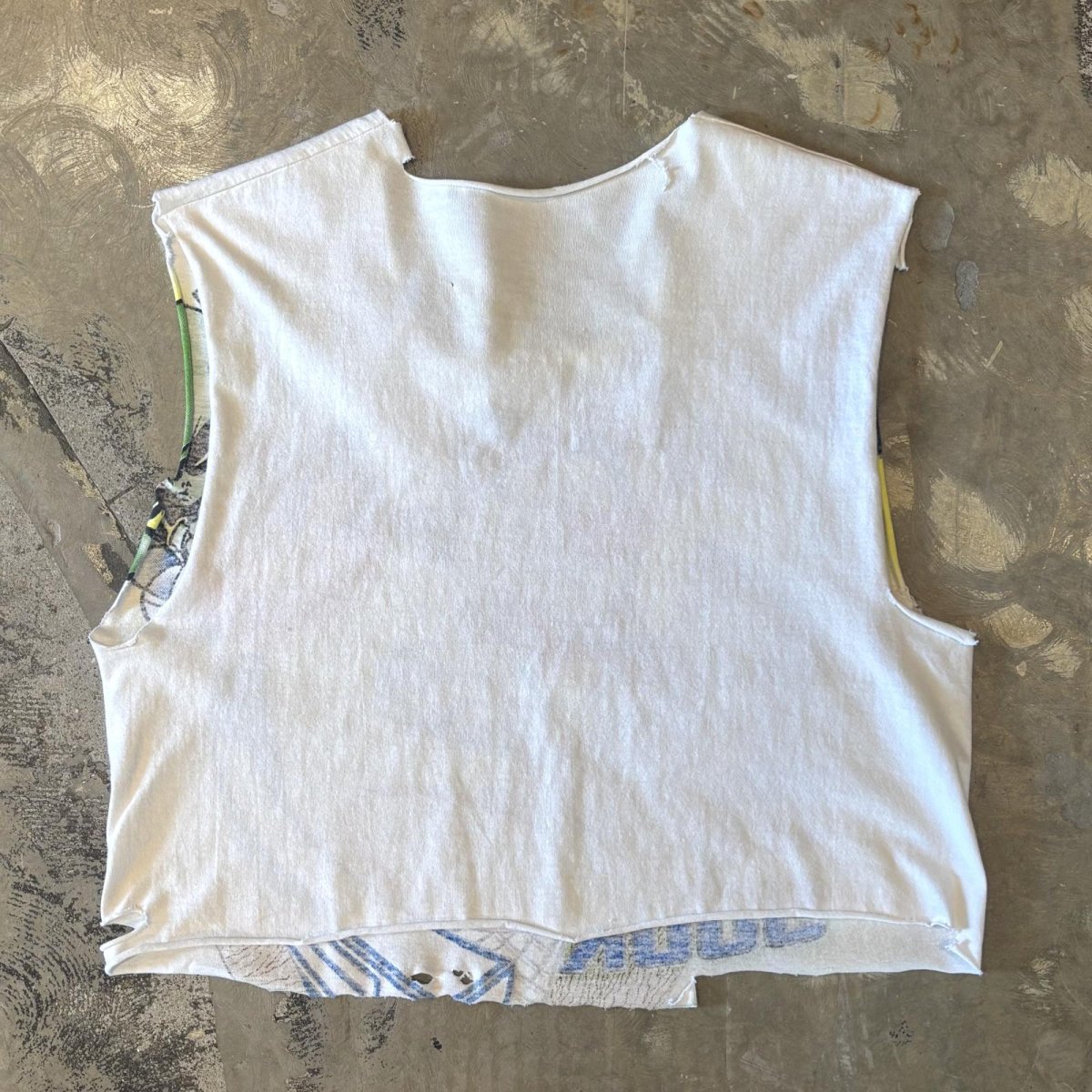 画像2: "LOONEY TUNES" TAZMANIANDEVIL PRINTED CRASH DAMAGE N/S TEE / Mens L (2)